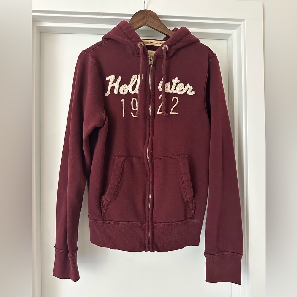 Hollister zip up hoodie